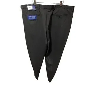 Nautica Pants Nautica Mens Dress Slacks Nwt Dark Gray 4x34